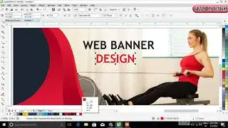 How to Making Web Banner Design - Coreldraw Techniques by Graphics Designs