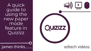 A guide to using the papermode in Quizizz