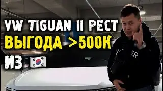Выгода БОЛЬШЕ 500К Volkswagen Tiguan 2021 из Кореи 