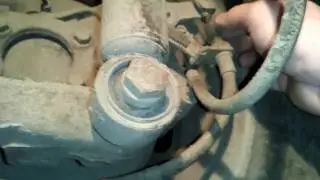 Замена пыльника на тросике ручника