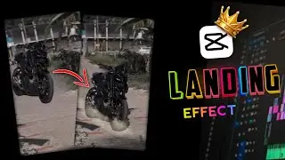Bike LANDING Effect Editing in Capcut | Capcut video editing tutorial || bike video trend