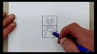 6 different animal drawings from the letter H