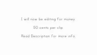 Editing For Money.