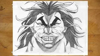 How to Draw Yujiro Hanma | Step by Step | Anime Drawing