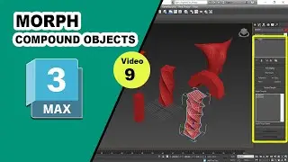 MORPH in 3ds Max || Compound Objects in 3ds Max|| 3ds Max full tutorials