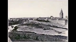 Panorámica de Murcia 1862.  Homenaje a una foto de C.  Clifford.
