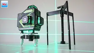 Best laser level tool 4D 16 lines - 360 vertical and horizontal laser - How to Use a Laser Level