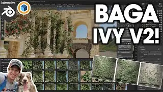 Did the Best Ivy Generator for Blender Get EVEN BETTER? Baga Ivy V2 is HERE!