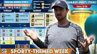 SPORTY-THEMED WEEK PREVIEW | JURASSIC WORLD ALIVE
