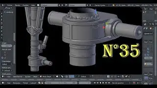 Modéliser Avion Concorde Blender 3d Tutoriel Français svm6 N°35 Le Cabestan