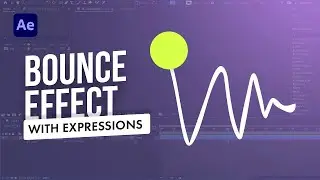 CREATE BOUNCE BALL EFFECT with Expression in After Effects