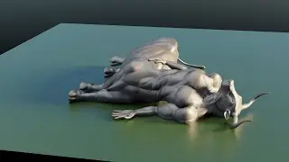Working on the Bull Centaur Character in Blender | Rigging, Textures, Animation