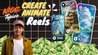 Cara buat video nature anime Reel dengan ai tools|ide konten