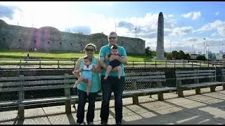 Castle Island Boston trip with our twin boys