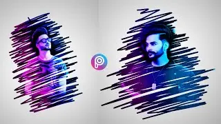 Picsart Scribble effect | Picsart Editing New Style | Picsart Photo Editing