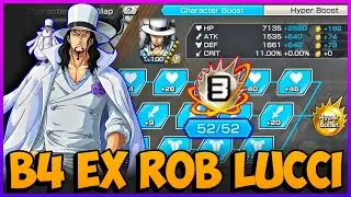 Boost 4 New Ex Rob Lucci Gameplay | One Piece Bounty Rush