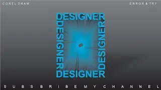 Corel Draw Graphics Design. using A Blend Tool. ll Error And Try #tranding #trand #new
