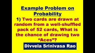 Two cards are drawn at random from a pack of 52 cards, What is the chance of selecting two Aces?