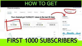 MAKE MONEY online: How I got 1000 YouTube subscribers in one day (part 3)