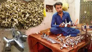Spectacular Technique of Making Brass Wall shower || Amazing Brass Sanitary Manufacturing Process.