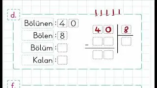 3 sınıf bölme işlemi nasıl yapılır