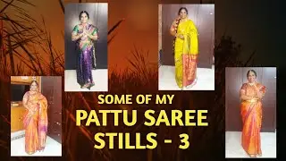 SOME OF MY PATTU SAREES WITH STILLS || SAREE COLLECTION || VENNELA'SWORLD