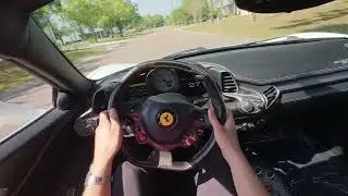 2010 Ferrari 458 Italia POV Test Drive