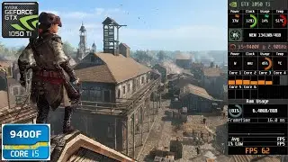 Assassin Creeds Liberation HD Benchmark All Settings i5 9400f with GTX 1050 ti #nvidia #intel