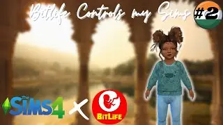 GROWING UP SO FAST! | BITLIFE CONTROLS MY SIMS #2 | SIMS 4