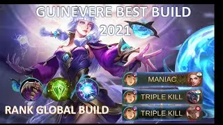 Maniac!! | Guinevere Best Build 2021 | Guinevere Gameplay -MLBB