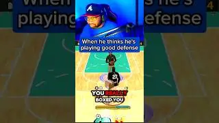 When he THINKS he's playing good defense in 1v1 theater NBA 2k24 #nba2k