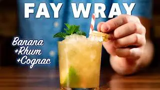 A refreshing banana and rhum cocktail perfect for the summer | The Fay Wray