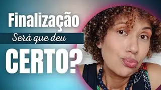 Tentei finalizar os cachos igual a Vanessa