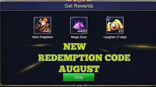 REDEMPTION CODE SA MOBILE LEGENDS PART 2- AUGUST! + skin giveaway