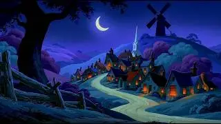 1940s vintage oldies playing in another room 📻 an early autumn night in the village | relax, sleep