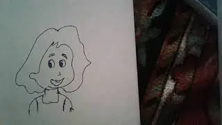 face of a girl drawing#shorts