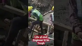 Civil Engineer life on construction site 