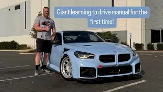 GIANT LEARNS HOW TO DRIVE MANUAL IN AN M2 GO-KART (IND BUILD)