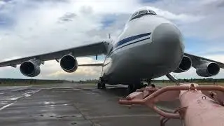 Ан-124-100 Опробование двигателей Д-18Т 02.07.2021