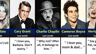 Last Words of Legendary Actors Before Death