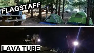 Camping in Flagstaff & Hiking the Lava Tube