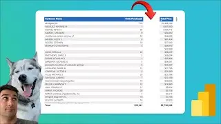 How to add a BLANK column to Power BI Table or Matrix using VISUAL CALCULATIONS