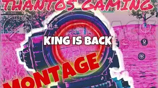 BATTLEGROUNDS MOBILE INDIA | THANATOS GAMING MONTAGE VIDEO😎❤️ | FULL RUSH GAMEPLAY