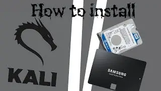 | Tutorial #1 | Kali Linux HDD/SSD install | Kali Linux 2018.2 |