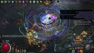 POE Legion Vaal ice nova with massive shrine