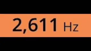 A sound wave but it keeps getting lower pitched. #sound #sounds #soundwave