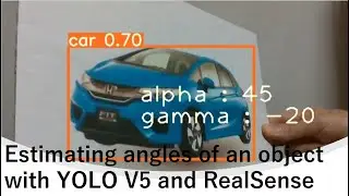 Estimating angles of an object with YOLOv5 and RealSense