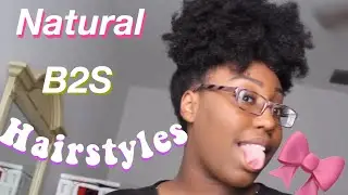 5 HEATLESS EASY BACK TO SCHOOL HAIRSTYLES *ON NATURAL HAIR*