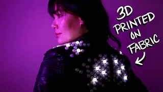 How I Made My Cyberpunk LED Jacket with 3D Printing on Fabric