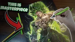 How to draw Broly - DRAGON BALL Z 🔥(Don't miss this) / Easy / Full Body